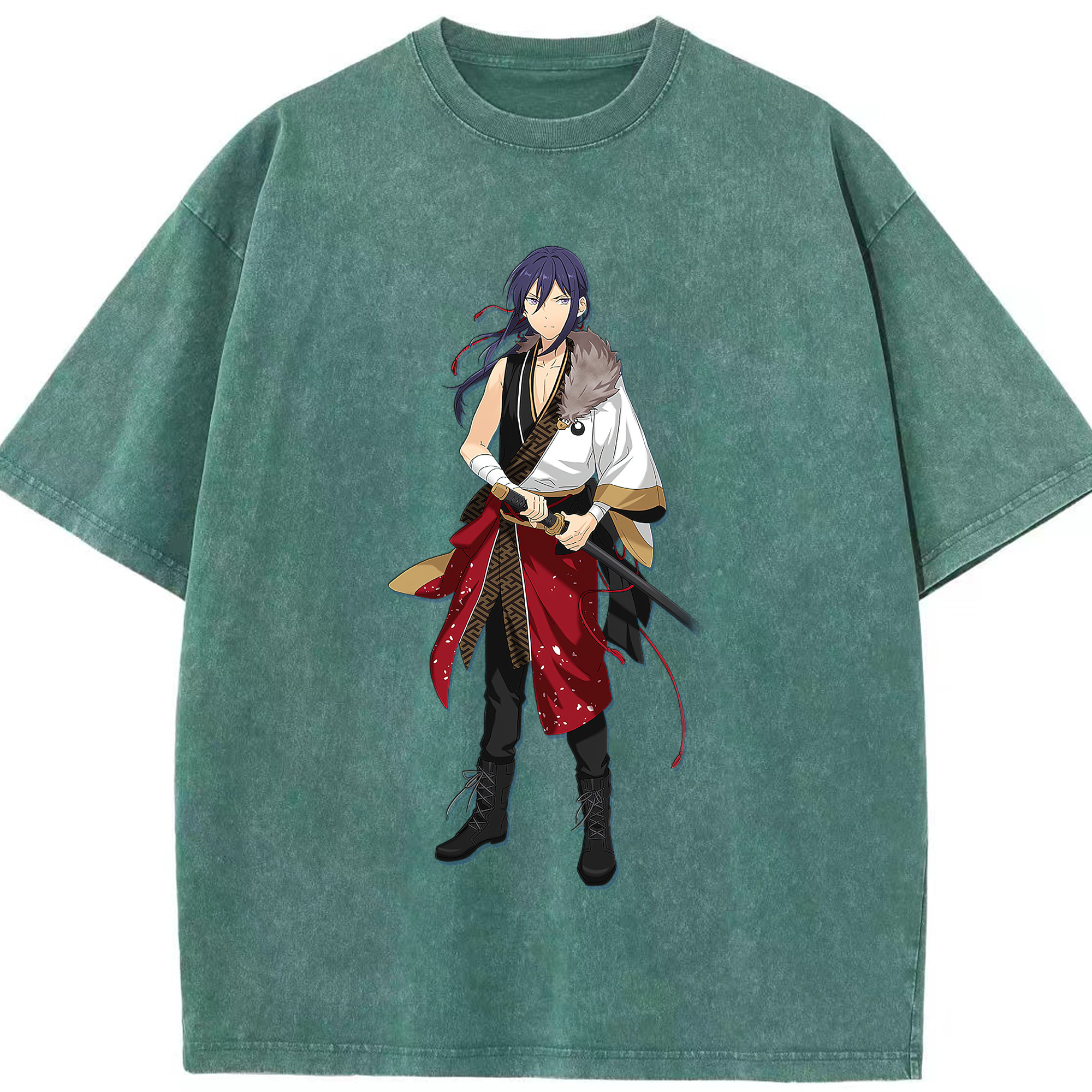 （画像用） あんさんぶるスターズ! Ensemble Stars 綿100% ヴィンテージ風 半袖Tシャツ（フロントプリント）